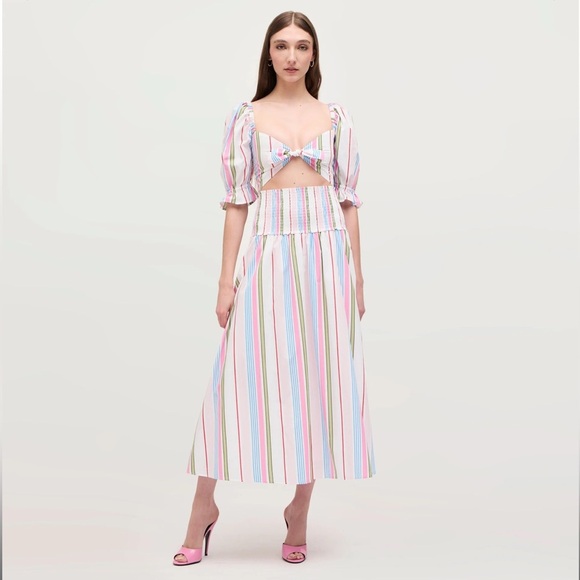 NWT Hill House Isabella Top - Rainbow Strip - XS , S , M - Picture 5 of 6